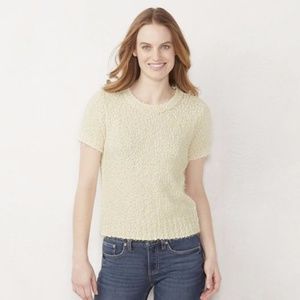 Lauren Conrad Winter Delight Eyelash Sweater NWT